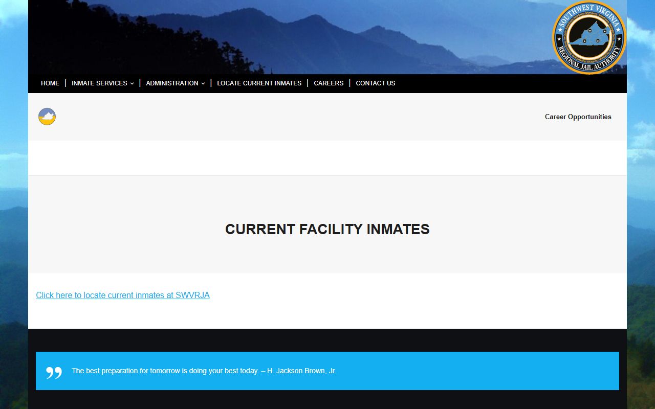 Dickenson County inmate search SWVRJA current facility inmates page