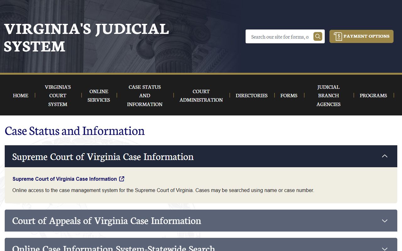 Dickenson County court records after jail arrest Virginia court case information page